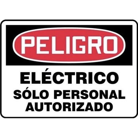 Accuform OSHA DANGER SAFETY SIGN ELECTRICAL SHMELC275XP SHMELC275XP